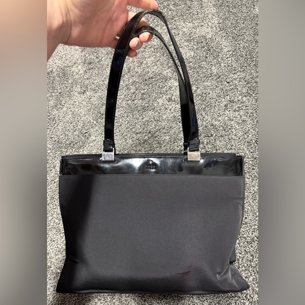 Gucci vintage large black tote